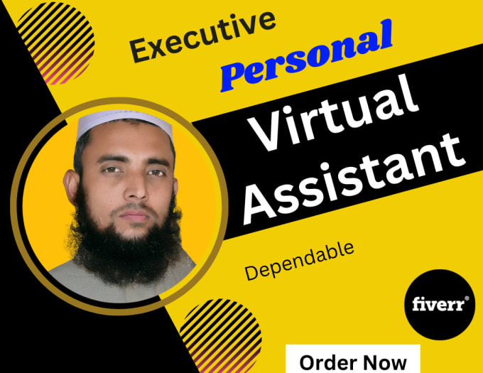 Gig Preview - Become executive personal virtual assistant asistente virtual pa VA