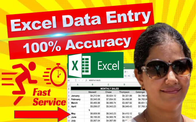 Gig Preview - Do excel data entry, pdf to excel data entry job