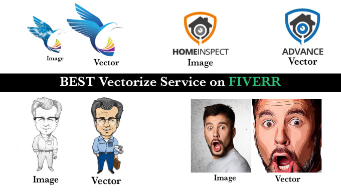 Gig Preview - Do vectorise, convert jpg to vector best quality and professionally for you