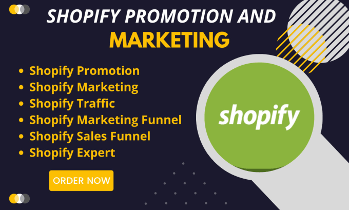 Gig Preview - Shopify ROI marketing promotion, shopify revenue sales funnel, shopify traffic