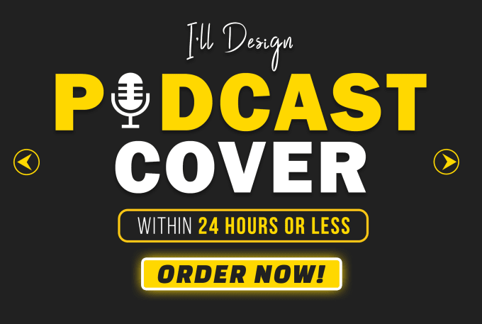 Gig Preview - Design a professional podcast cover art