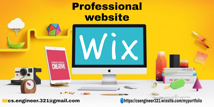 Gig Preview - Design professional wix website