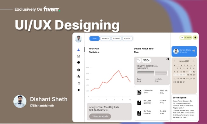 Gig Preview - Design professional and modern UI UX on figma, xd