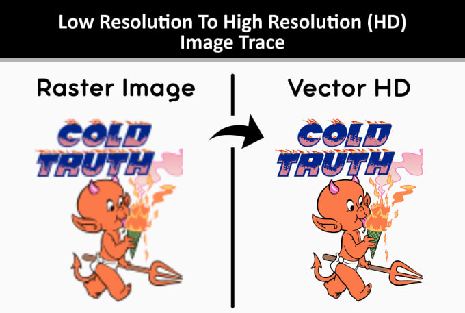 Gig Preview - Vector tracing, redraw logo, vectorize, convert image to vector