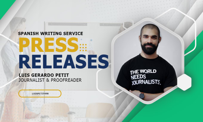 Gig Preview - Write your press release in spanish