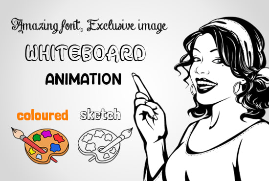 Gig Preview - Create whiteboard animation video