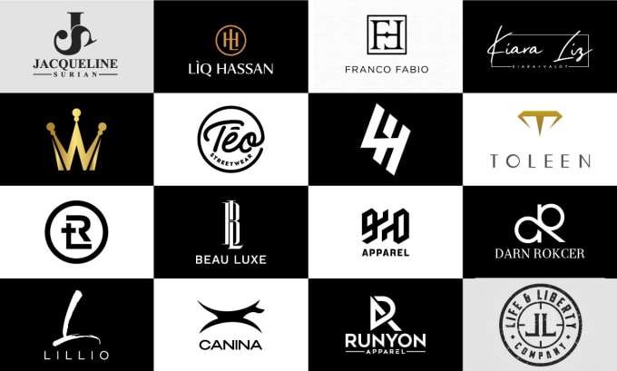 Gig Preview - Do luxury, fashion, clothing apparel brand logo