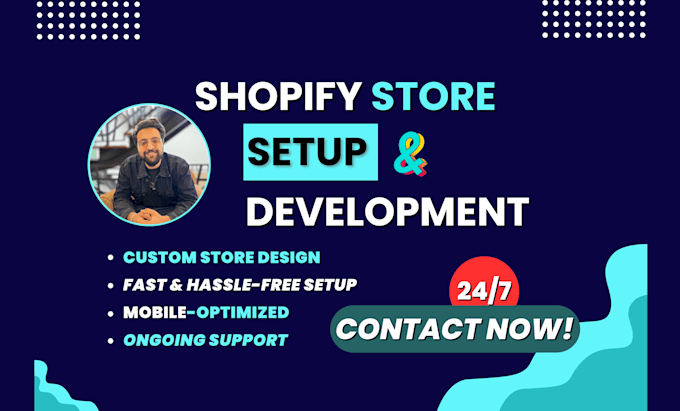 Gig Preview - Set up your shopify store and develop your shopify website