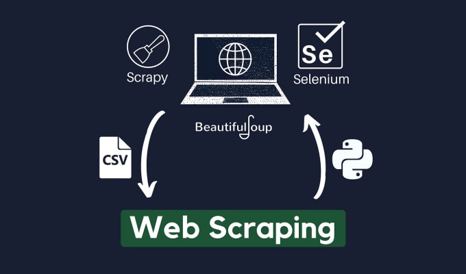 Gig Preview - Scraping data form any website using scrapy in python