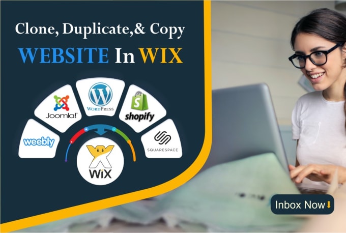 Gig Preview - Clone, duplicate or copy website in wix