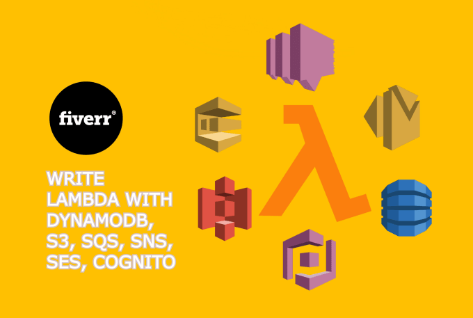 Gig Preview - Write AWS lambda function with s3, dynamodb, sqs, sns, ses