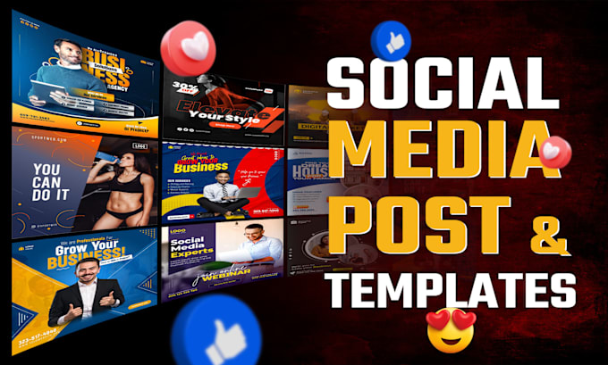 Gig Preview - Do social media post designs, template, instagram carousel