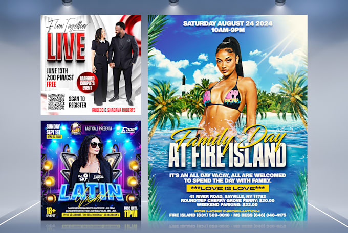 Gig Preview - Design a party flyer, club, dj, event, concert and more