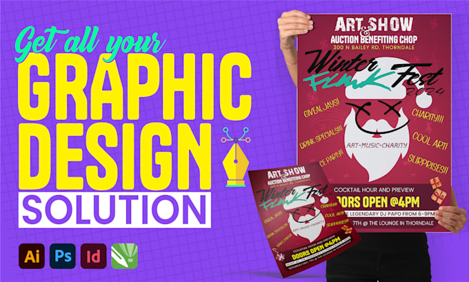 Gig Preview - Provide professional graphic design services for any project