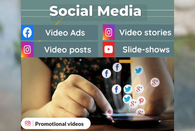 Gig Preview - Create social media short video ads, posts, slideshows