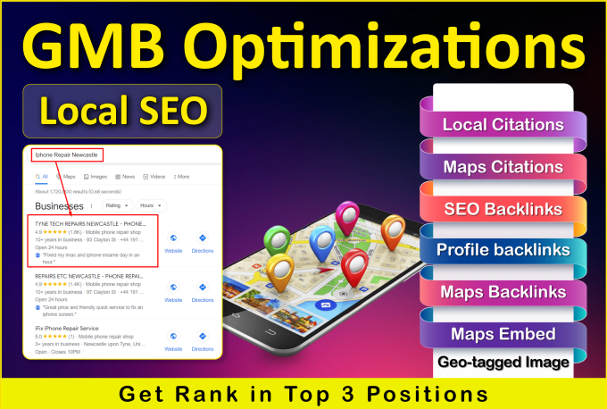 Gig Preview - Do 5000 google maps citations for gmb ranking and local SEO