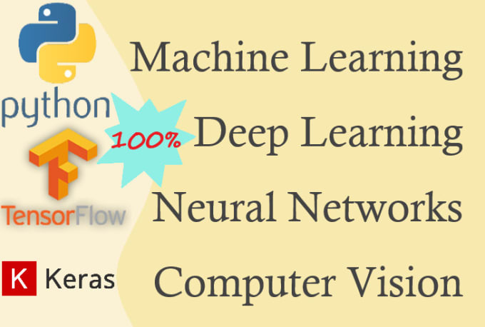 Gig Preview - Do tensorflow, keras, deep learning, machine learning, data analysis tasks