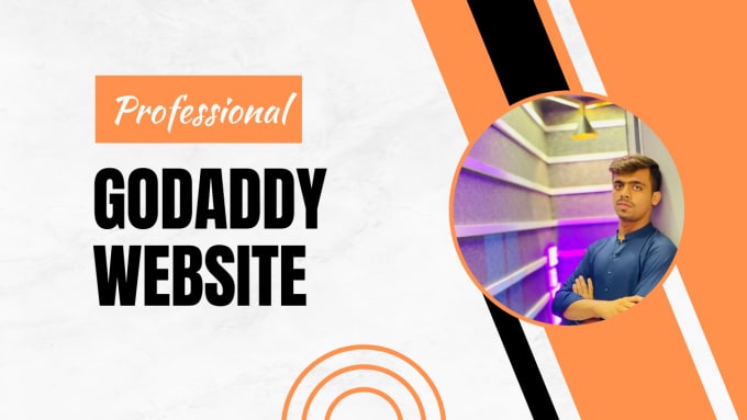 Gig Preview - Design godaddy website and redesign godaddy website