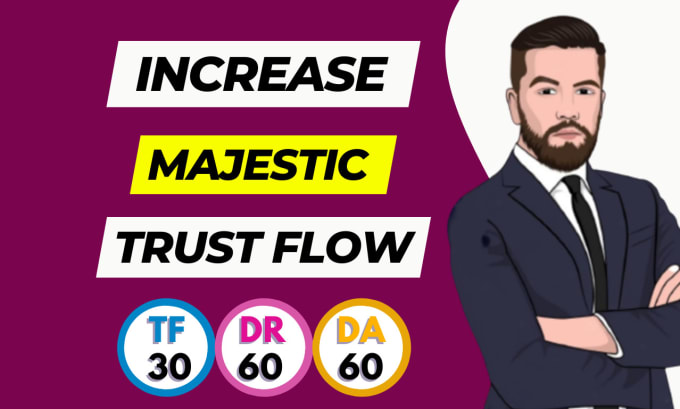 Gig Preview - Increase your url trust flow 20 plus with high tf backlinks