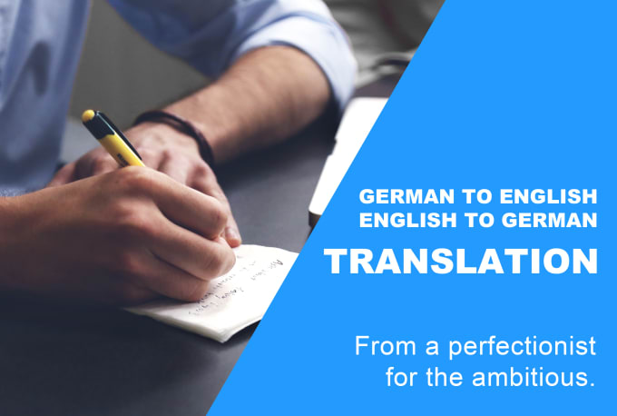 Gig Preview - Professionally translate any german text to english and back