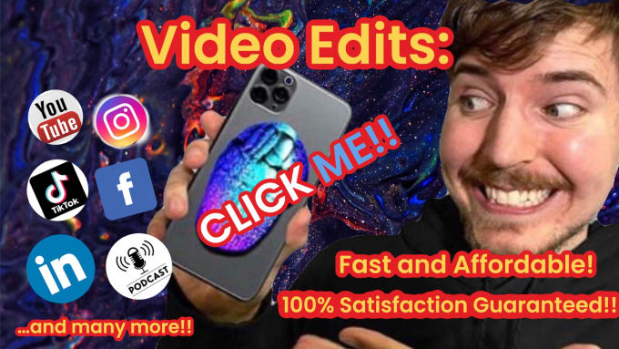 Gig Preview - Edit clip and or splice your video