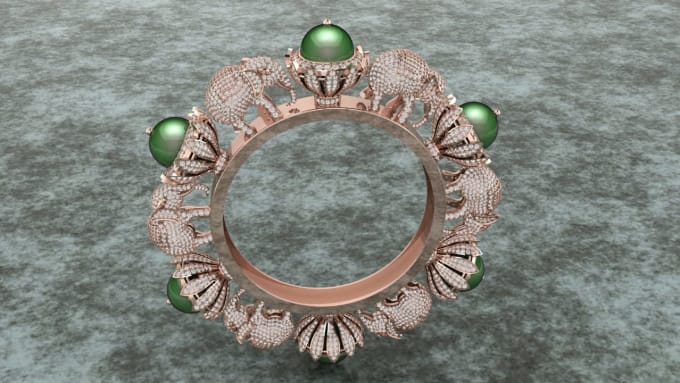 Gig Preview - Make various jewelry 3d design with fast delivery