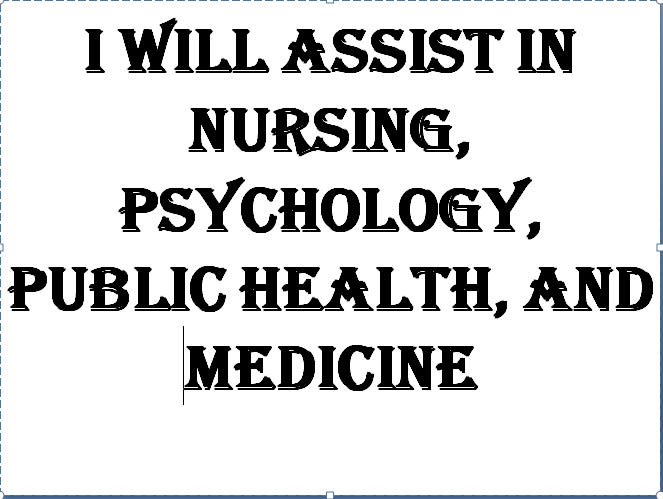 Gig Preview - Assist in nursing, nutrition, public health, and medicine