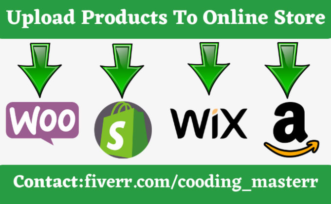 Bestseller - upload products listing to woocommerce, shopify, wix, ebay and esty store