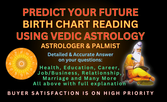 Gig Preview - Do honest prediction using indian vedic astrology