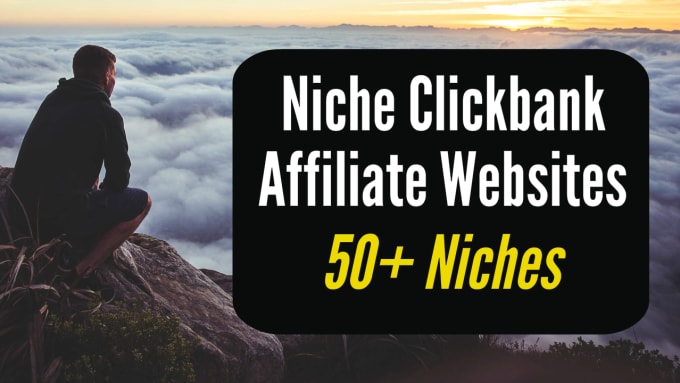 Gig Preview - Create niche clickbank affiliate website