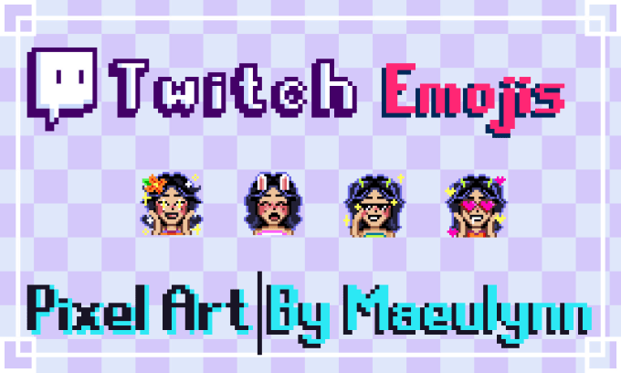 Gig Preview - Make pixel art emojis for your twitch channel