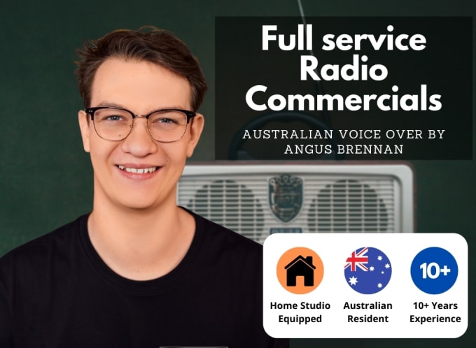 Gig Preview - Create a professional australian radio commercial