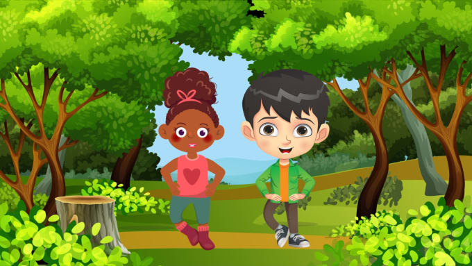 Gig Preview - Create professional, high quality 2d animations for kids