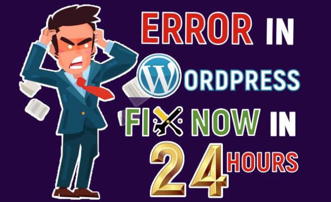 Gig Preview - Fix wordpress issue, error, bug expertly with in 24 hours