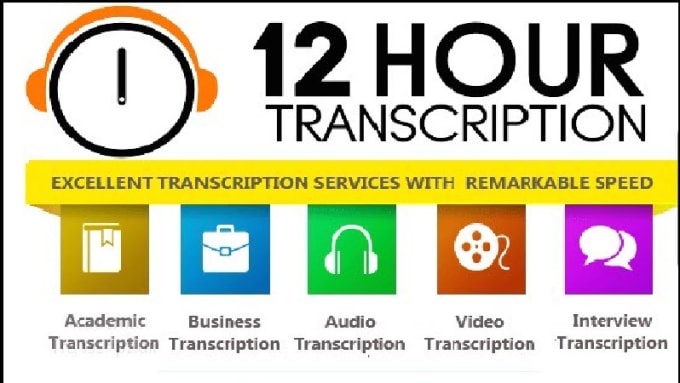 Gig Preview - Transcribe 60 min audio, video or PDF, image in 12 hours