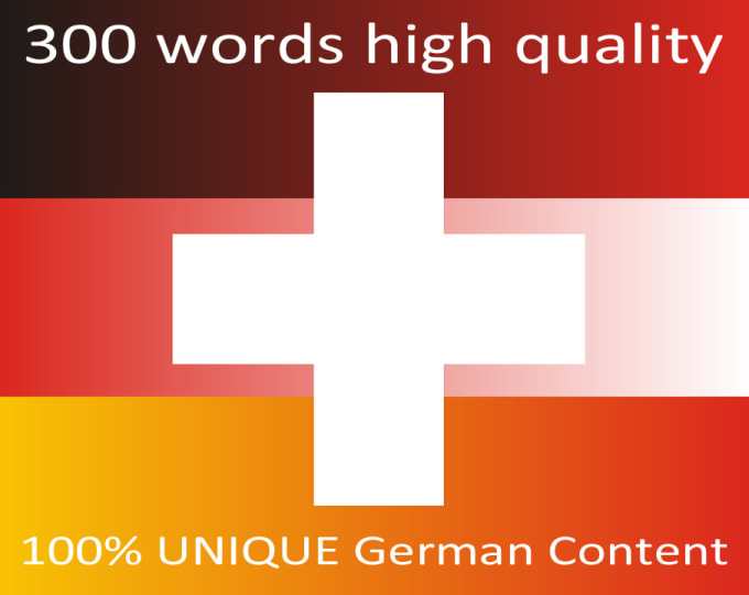 Gig Preview - Write unique german content for your blog or website