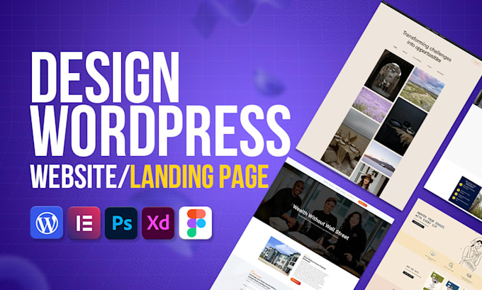 Bestseller - design wordpress website or landing page using elementor pro