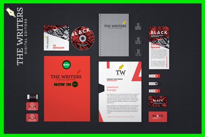 Gig Preview - Do pro business card, logo design, letterhead, and corporate identity