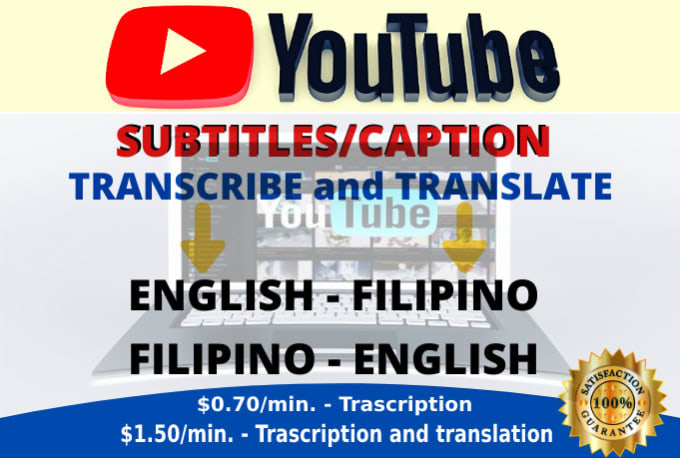 Bestseller - transcribe and translate youtube subtitles