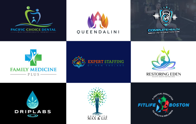 Gig Preview - Do health,fitness,medical,wellness,dental,nutrition, logo design