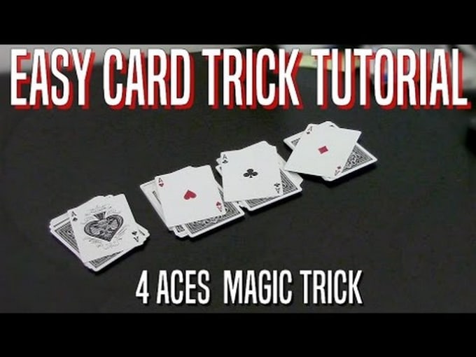 Gig Preview - Teach you a magic card trick with aces