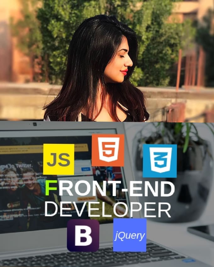 Gig Preview - Be your front end developer and designer