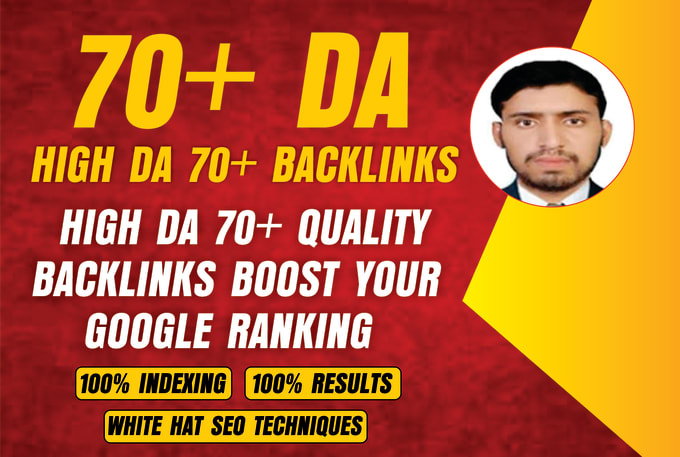 Gig Preview - Create high da 70 backlinks