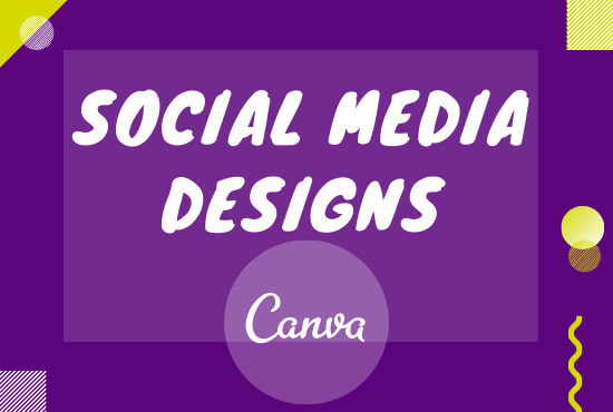 Gig Preview - Make social media templates using canva