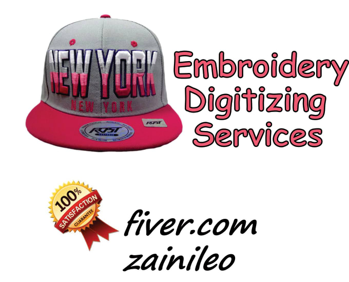 Gig Preview - Do hat 3d puff embroidery digitizing into dst emb  in hour