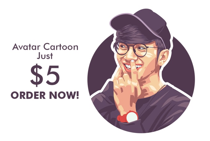 Gig Preview - Make a avatar cartoon portrait of your photo in 24 hours