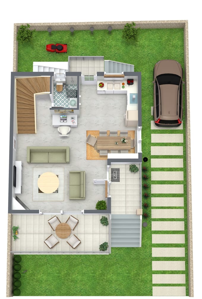 Gig Preview - Design 3d floor plan of your house