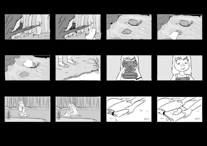 Bestseller - make 10 panels storyboard from your script or animatics