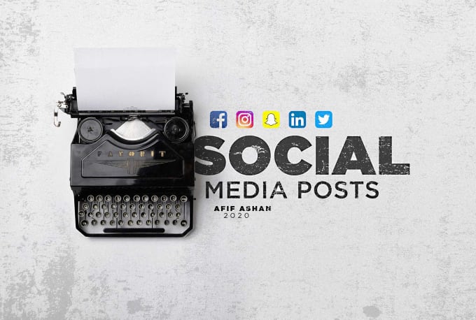 Gig Preview - Design your social media posts