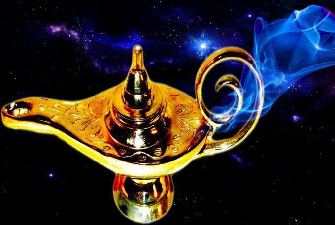 Gig Preview - Cast lamp of aladdin wish manifestation spell